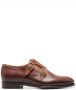 Santoni double-buckle leather shoes Brown - Thumbnail 1
