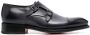 Santoni double strap leather monk shoes Black - Thumbnail 1