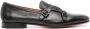 Santoni double-strap leather monk shoes Black - Thumbnail 1
