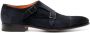 Santoni double-strap suede monk shoes Blue - Thumbnail 1