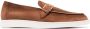 Santoni Dread decorative-buckle leather loafers Brown - Thumbnail 1