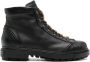 Santoni Farah leather boots Black - Thumbnail 1