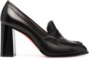 Santoni high-heel court pumps Black