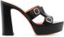 Santoni Ivory 130mm open-toe sandals Black - Thumbnail 1