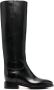 Santoni knee-length leather boots Black - Thumbnail 1
