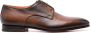 Santoni lace-up leather Derby shoes Brown - Thumbnail 1