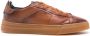 Santoni lace-up leather sneakers Brown - Thumbnail 1