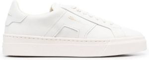 Santoni lace-up low-top sneakers White
