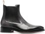 Santoni leather ankle boots Black - Thumbnail 1