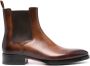 Santoni leather Chelsea boots Brown - Thumbnail 1