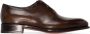 Santoni leather lace-up Oxford shoes Brown - Thumbnail 1