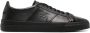 Santoni leather low-top sneakers Black - Thumbnail 1