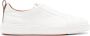 Santoni leather slip-on sneakers White - Thumbnail 1