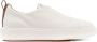 Santoni logo-print leather sneakers White - Thumbnail 1