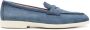 Santoni Malibu leather loafers Blue - Thumbnail 1