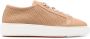 Santoni perforated-design leather sneakers Neutrals - Thumbnail 1