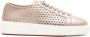 Santoni perforated leather sneakers Neutrals - Thumbnail 1