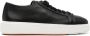 Santoni polished-finish lace-up sneakers Black - Thumbnail 1