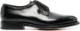 Santoni polished-leather Derby shoes Black - Thumbnail 1