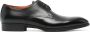 Santoni round-toe leather Oxford shoes Black - Thumbnail 1
