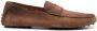 Santoni round-toe penny loafers Brown - Thumbnail 1