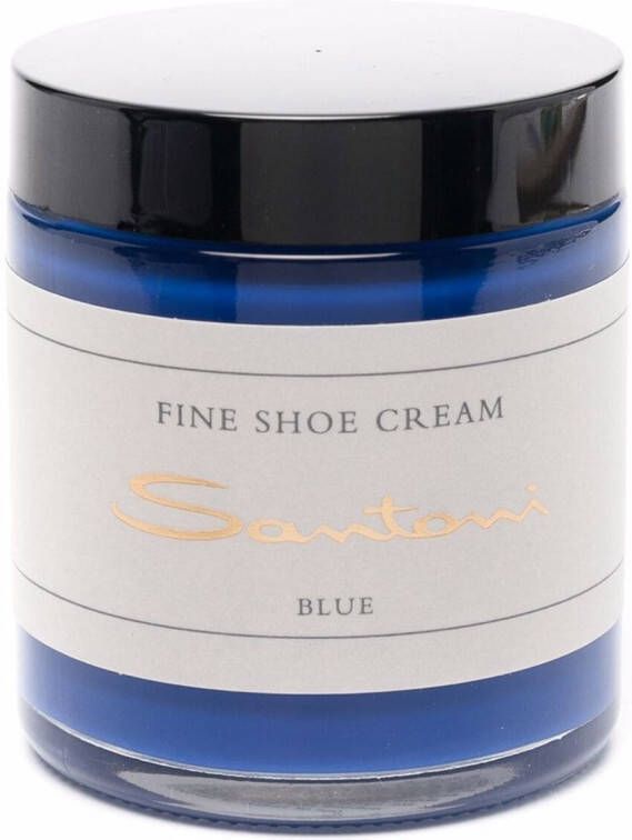Santoni shoe-care polishing cream Blue