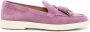 Santoni tassel-detail suede loafers Purple - Thumbnail 1