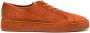 Santoni tonal-design suede lace-up sneakers Orange - Thumbnail 1