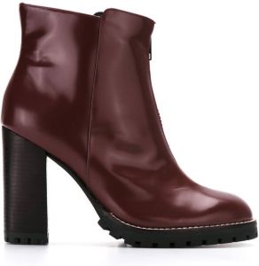 Sarah Chofakian ankle boots Red