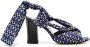Sarah Chofakian ankle tie-fastening 90mm sandals Blue - Thumbnail 1
