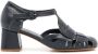 Sarah Chofakian Bastien 40mm mid-heel sandals Black - Thumbnail 1