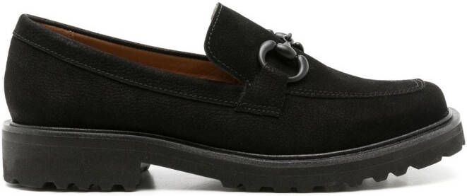 Sarah Chofakian Betsy suede loafer Black