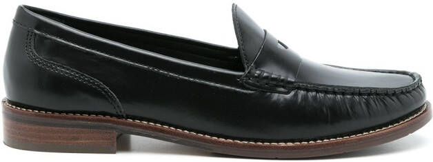 Sarah Chofakian Brighton leather loafers Black