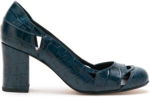 Sarah Chofakian Bruxelas leather shoes Blue