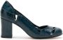 Sarah Chofakian Bruxelas leather shoes Blue - Thumbnail 1