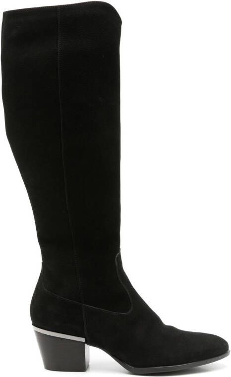 Sarah Chofakian Carmelia 60mm knee-high boots Black