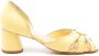 Sarah Chofakian Carrie 55mm open-toe pumps Yellow - Thumbnail 1