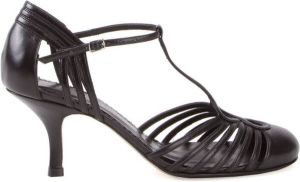 Sarah Chofakian Chamonix leather sandals Black