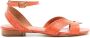 Sarah Chofakian Chemisier open-toe flat sandals Orange - Thumbnail 1