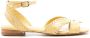 Sarah Chofakian Chemisier open-toe flat sandals Yellow - Thumbnail 1
