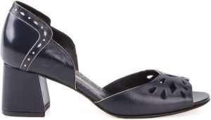 Sarah Chofakian chunky heel sandals Blue
