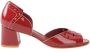 Sarah Chofakian chunky heel sandals Red - Thumbnail 1