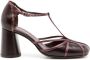 Sarah Chofakian Clementine 80mm ankle-strap sandals Red - Thumbnail 1