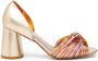 Sarah Chofakian Colagem metallic sandals Gold - Thumbnail 1