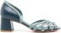 Sarah Chofakian Cordelia 40mm crossover-strap sandals Blue - Thumbnail 1