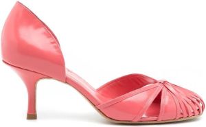 Sarah Chofakian cut-out detail pumps Pink