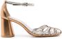Sarah Chofakian Cyril 75mm metallic sandals Gold - Thumbnail 1