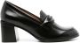 Sarah Chofakian Eliza 70mm heeled loafers Black - Thumbnail 1