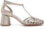Sarah Chofakian Eugenie 65mm metallic sandals - Thumbnail 1