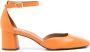 Sarah Chofakian Florence 40mm leather sandals Orange - Thumbnail 1